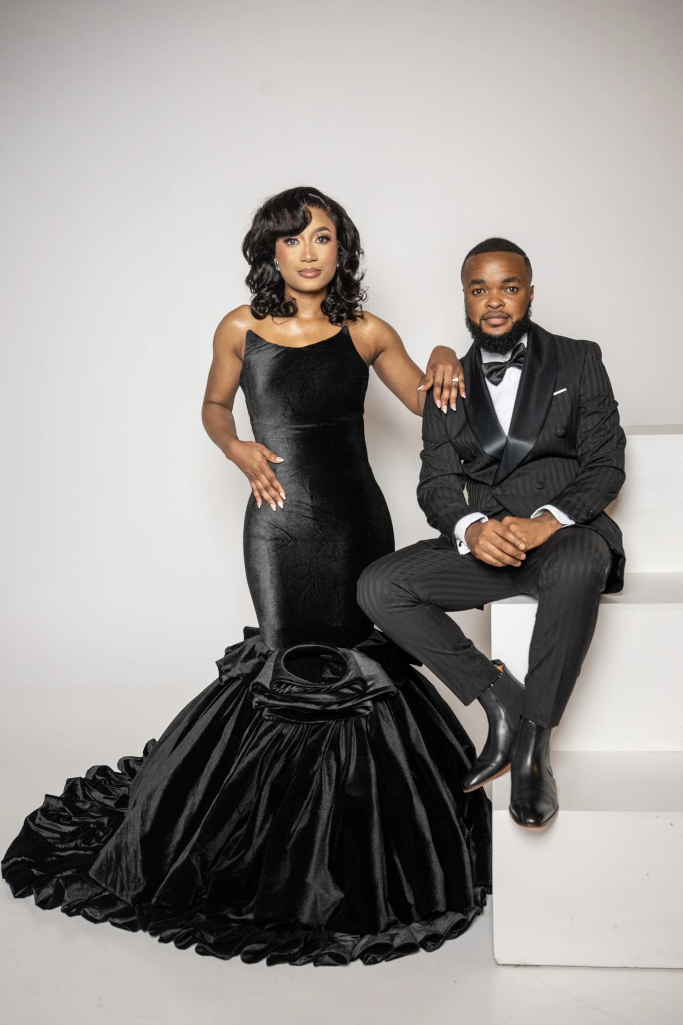 Statement in black tie — poised and unhurried