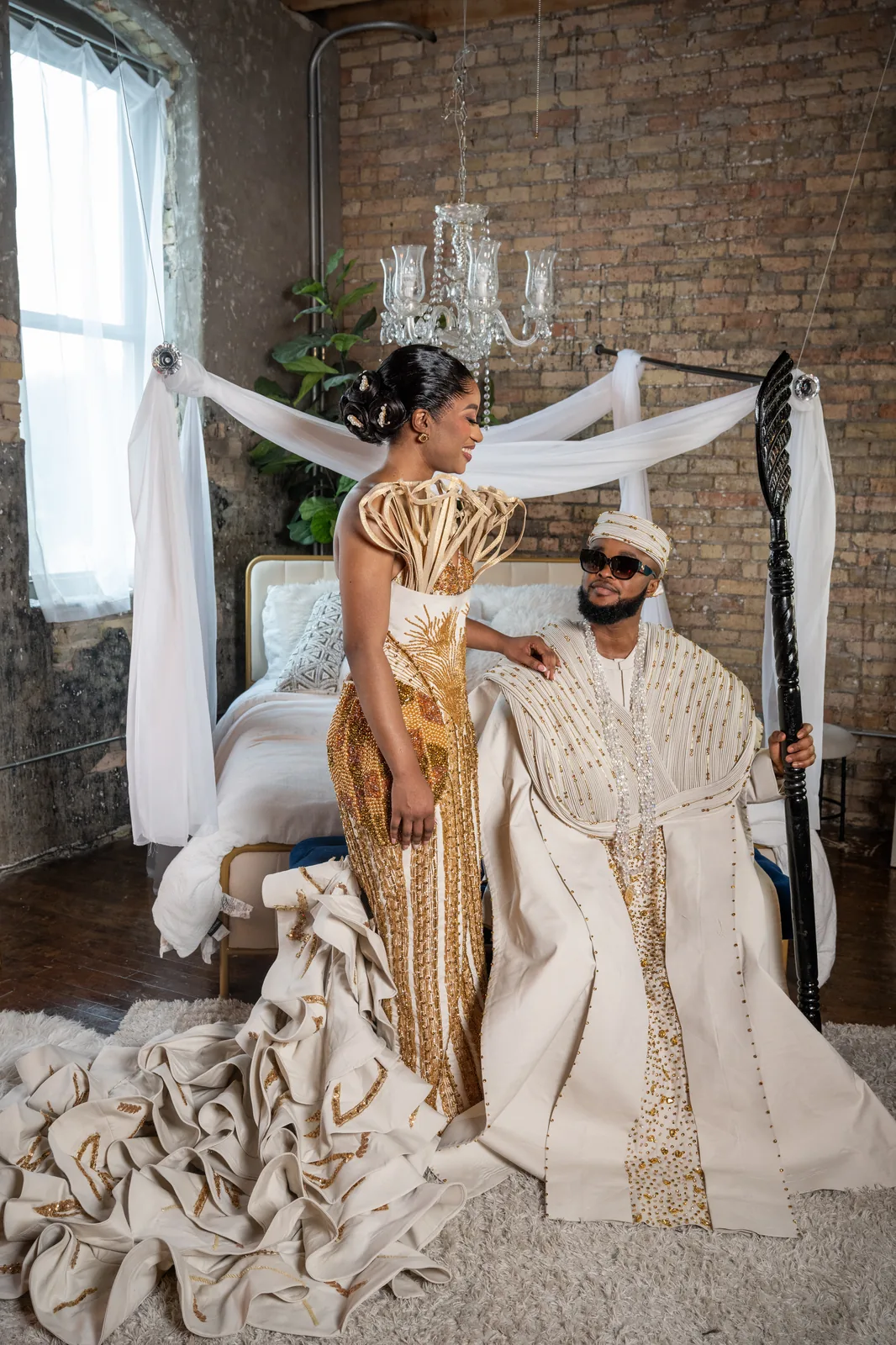 Beneath the canopy — royalty at rest