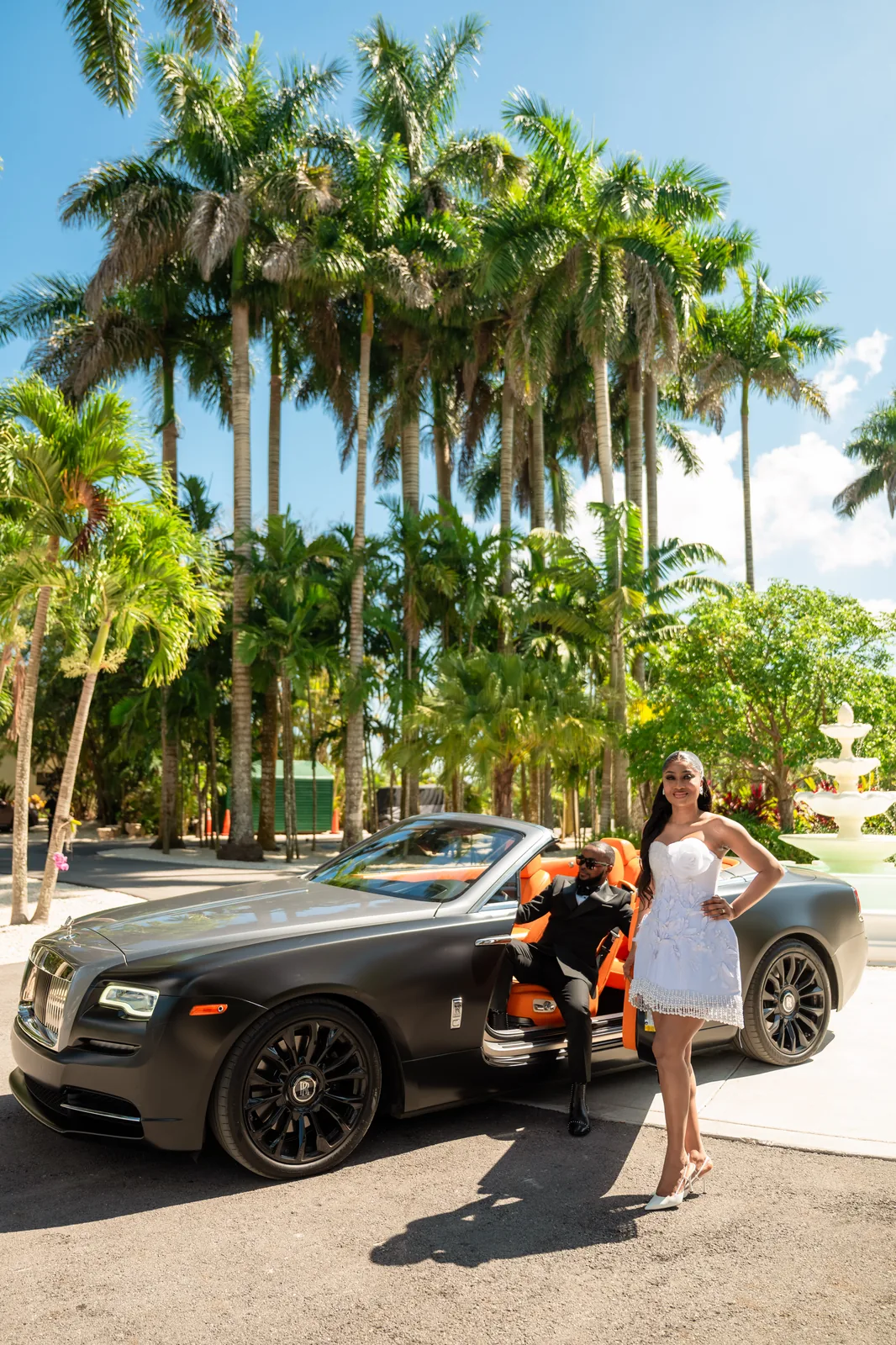Poise beside the palms — a study of confidence